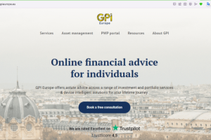 Сайт компании GPi Europe (CMS WordPress)