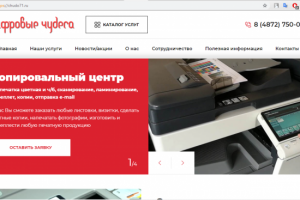 Сайт компании Цифровые чудеса (WordPress)