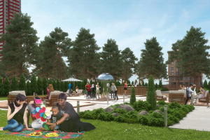 Коммерческий парк. Гаджет Гриб.