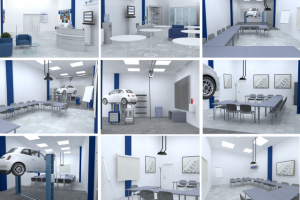 Учебное заведение + интерьеры