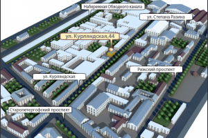 Карта проезда Питер 1.