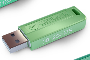 3d модель флешка Сбербанк