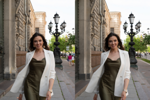 Убрать людей с тротуара