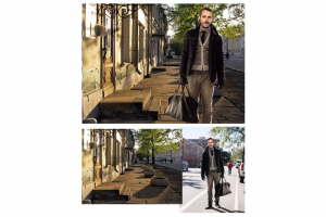 Коллажирование. Замена фона.