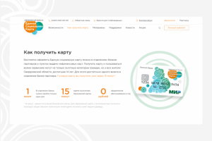 Разработка дизайна «Единая социальная карта»