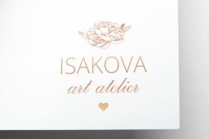 Дизайн логотипа ателье «Isakova»