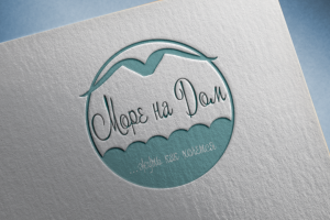 Дизайн логотипа морепродуктов «Море на дом»