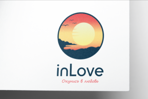 Дизайн логотипа для турбазы в Крыму «inLove»