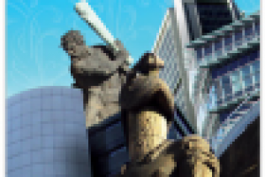 Социальный плакат "Архитектура Праги"