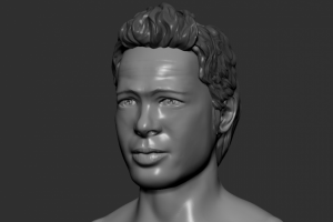 Модель головы мужчины