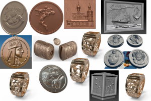 разные работы под фрезеровку и печать