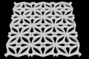 Моделирование узорной плитки под трехмерную печать