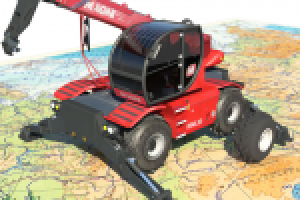 Модель и анимация погрузчика для презентации на выставке