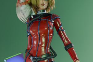 Модель персонажа Алиса на конкурс