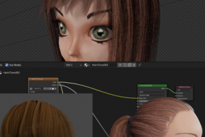 волосы плашками