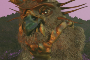 Модель фантастического животного