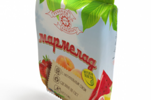 визуализация упаковки с мармеладом