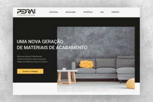 Сайт для презентации нового отделочного материала