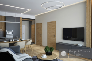 Номер апарт-отеля в современном стиле