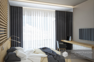 Апартаменты в Репино - Спальня