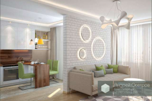 Светлая квартира-студия