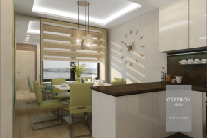 ЖК "Мегалит" / Кухня-гостиная