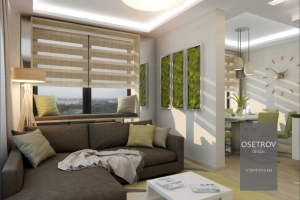 ЖК "Мегалит" / Кухня-гостиная