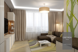 ЖК "Мегалит" / Кухня-гостиная