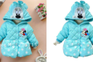 Обработка фото (убрать фон и логотип)