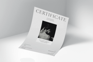 Сертификат для фотосъемки