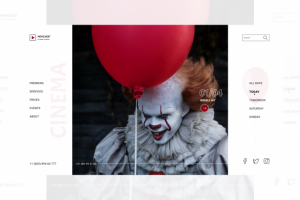 Wow-effect screen Cinema