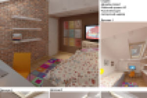 Интерьер таунхауза пл. 115 кв.м. в пос. "Кронбург" №2. 3 этаж