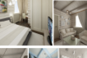 Интерьер частного дома площадью 120 кв.м. Жилые зоны