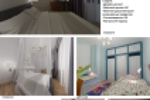 Интерьер таунхауза пл. 115 кв.м. в поселке "Кронбург". 2 этаж