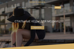 Одностраничный интернет магазин