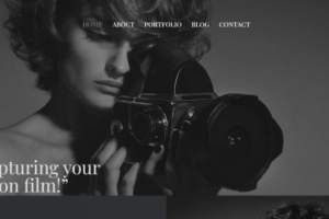 Лендинг фотостудии