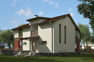 Дом в березовой роще