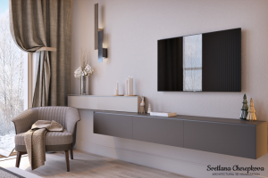 Дом в Ольгино - главная спальня