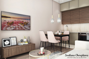 Квартира в ЖК Union Park. Гостиная