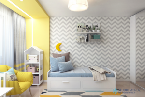 Пастельно-желтая детская