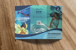 Буклет два фальца