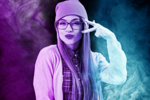 Цветной дым