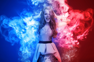 Цветной дым