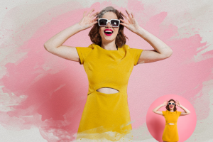 Портрет акварель