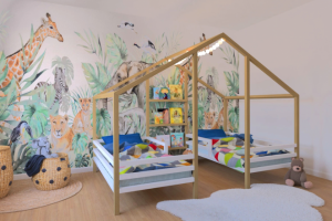 визуал кровать домик