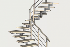 лестница в скетчап