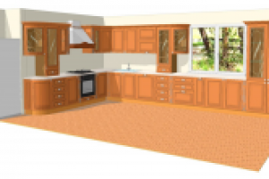 эскиз проекта кухни в KD