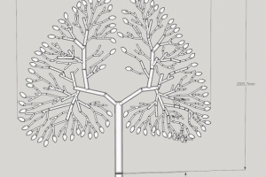 дерево из металла