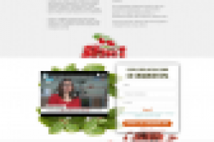 Верстка лендинга ягоды