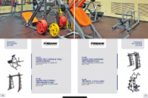 Фотосъемка тренажеров и мебели для компании FOREMAN